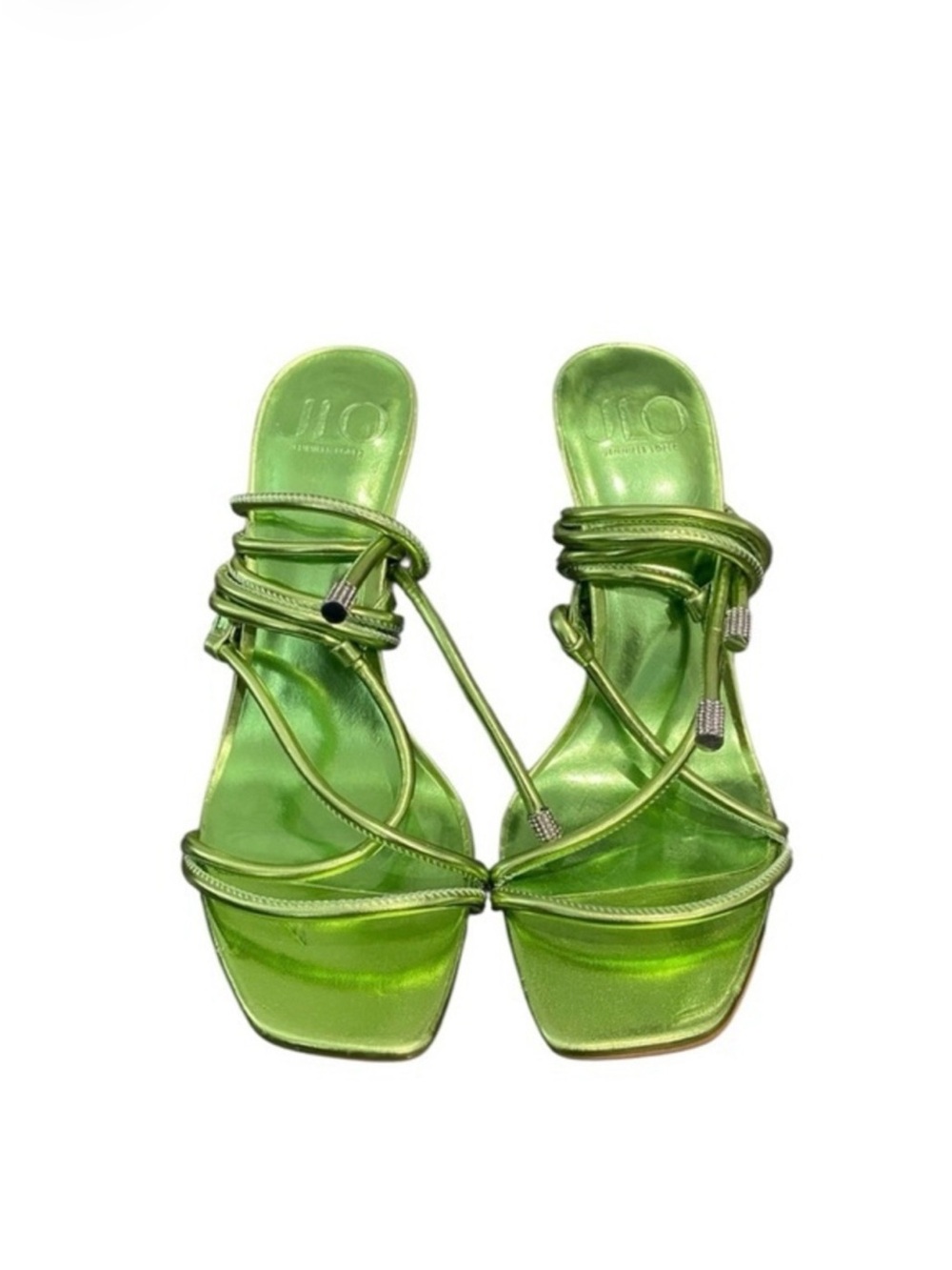 Jennifer Lopez lace up heel- RAINIA